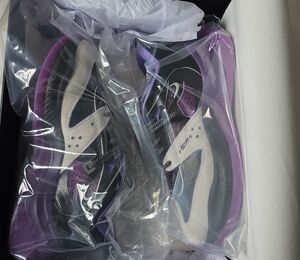 Purple and Black Men's Sneakers